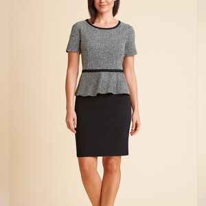 Enfocus Studio Peplum Sheath Dress
